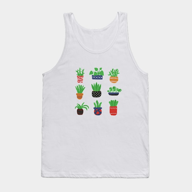 Flowerpots Tank Top by Olizabet shop